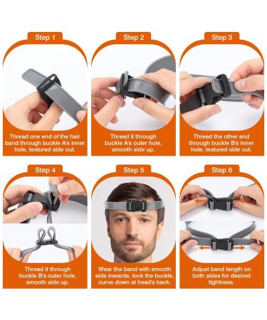 Buy Fade Combs & Neckline Shaving Template | Adjustable Curved Haircut Band | DIY Hair Clippers for Adults & Kids - International Shipping Available - Buy Online on GoSupps.com
