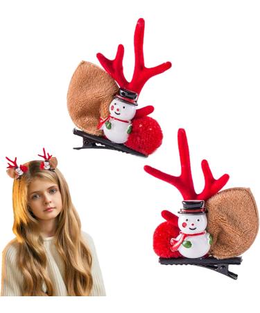 Deer Antler Hairpin - Cute Reindeer Antler Hairpin - Reindeer Antler Headband Cute Reindeer Antlers Ears for Kids and Adults Hondony #1 Snowman Clamp - Buy Online on GoSupps.com