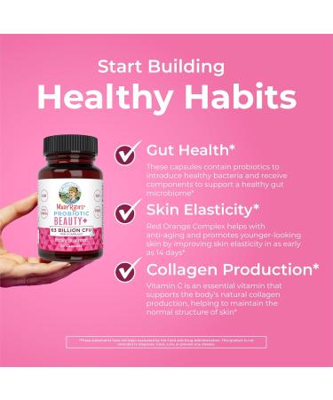 MaryRuth's Probiotic Beauty+ Capsules & Collagen Booster Liposomal (Maple Hot Cocoa) | B Corp Certified Clean Label Project Verified | Sugar-Free Vegan Non-GMO | Beauty | Skin Hair & Nail Support - Buy Online on GoSupps.com