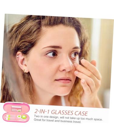 Buy Healvian Double-Layer Glasses Case | Mini-Lens Travel Set & Contact Holder - Perfect Storage for Glasses & Accessories - Buy Online on GoSupps.com
