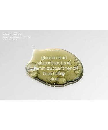Clean Reveal Brightening Glycolic + PHA Gel Cleanser Hydrates & Gently Exfoliates with Aloe and Provitamin B5 Smooths Texture & Clears Pores - 4.9 fl oz - Buy Online on GoSupps.com