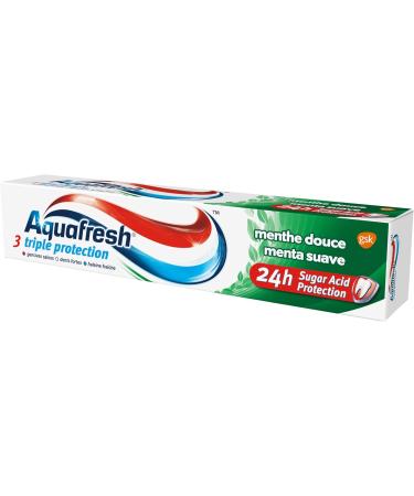 Aquafresh Triple Protection Toothpaste For Strong Teeth and Fresh Breath Sweet Mint Flavor Pack of 4x75ml - Buy Online on GoSupps.com