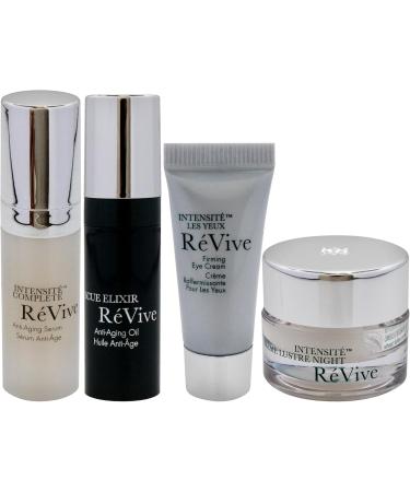 Revive Travel Size by Revive dor Women - 5 Pc 0.17oz Rescue Elixir Oil 0.17oz Intensite Complete Serum 0.11oz Intensite Firming Eye Cream 0.17oz Intensite Firming Moisture Repair Pouch - Buy Online on GoSupps.com