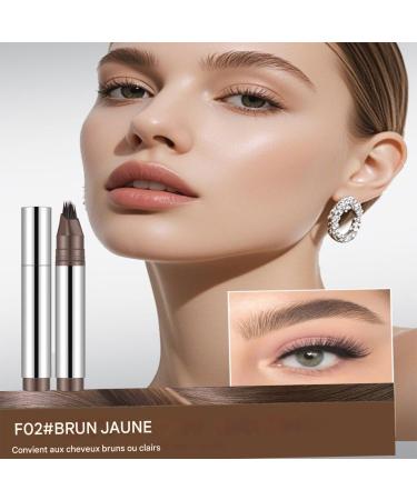  Amesor Women's Eyebrow Pencil - Multi-Split Tip Liquid Pencil - Anti-Skip Pen Natural Hair Effect Long-Lasting Sweat-Resistant - Buy Online on GoSupps.com