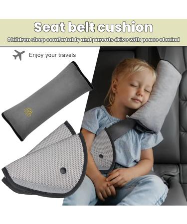 Fgen 4-Piece Car Belt Pads for Kids | Protective Cushion Set with 2 Removable Seat Belt Pillows for Strollers & Travel - Buy Online on GoSupps.com