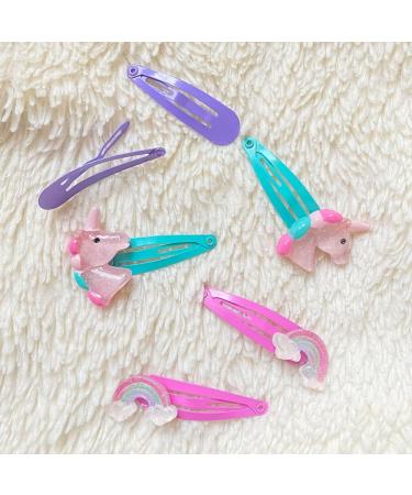 Scunci Kids 6pc Unicorn & Rainbow Snap Hair clips - Buy Online on GoSupps.com