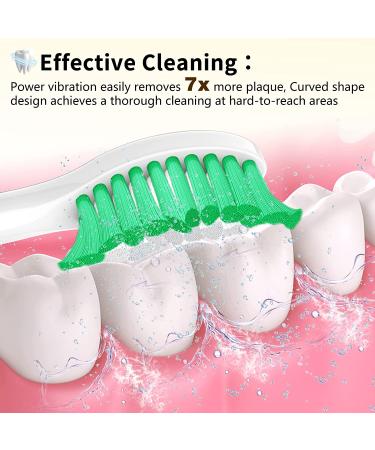 Aoremon Replacement Toothbrush Heads for Philips Sonicare E-Series HX7022/66 - 6 Pack with Hygienic Cap | Compatible with Sonicare Essence, Xtreme, Elite, Advance, and CleanCare Electric Toothbrushes - Buy Online on GoSupps.com