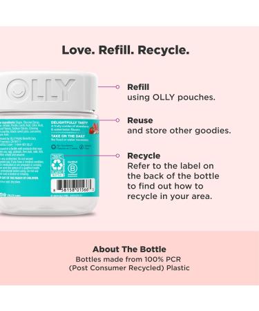 OLLY Teen Girl Multi Gummy Healthy Skin and Immune Support* Essential Vitamins Biotin Zinc Chewable Multivitamin Strawberry Melon Flavored 50 Day Supply - 100 Count 100 Count (Pack of 1) - Buy Online on GoSupps.com