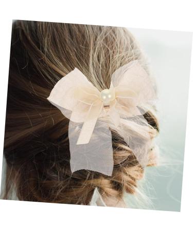 DOITOOL Bow Flower Mesh Lace Hairpin Hair Accessories Girls Hair Bows Girls Bows for Hair Girls Barrettes for Hair Lightweight Hair Clip Ribbon Hair Bows French Toddler Headgear Metal - Buy Online on GoSupps.com