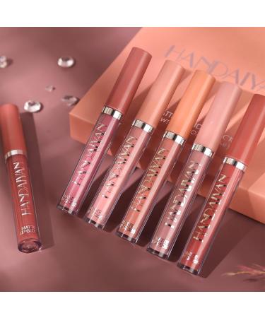 Shop 6-Piece Waterproof Matte Lip Gloss Set - Non-Stick Liquid Lipstick for Women | Perfect Gift! - Buy Online on GoSupps.com