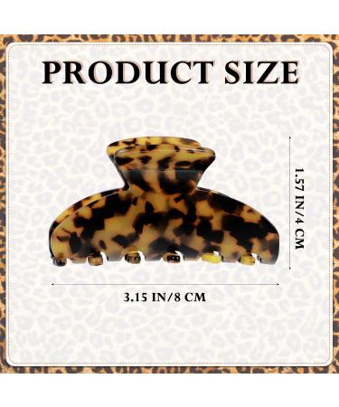 WY LIGHTING LEVEL 2 Pcs Hair Claw Clips for Women Girls - dark leopard + light leopard - Buy Online on GoSupps.com