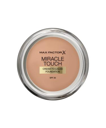 Max Factor Miracle Touch Foundation New and Improved Formula SPF 30 and Hyaluronic Acid 80 Bronze 80 Bronze 1 Count (Pack of 1)
