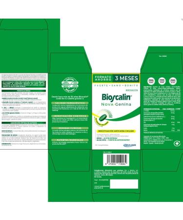 Bioscalin NOVA Genina | With specific support ingredients for weakened hair | 90 tablets - Buy Online on GoSupps.com