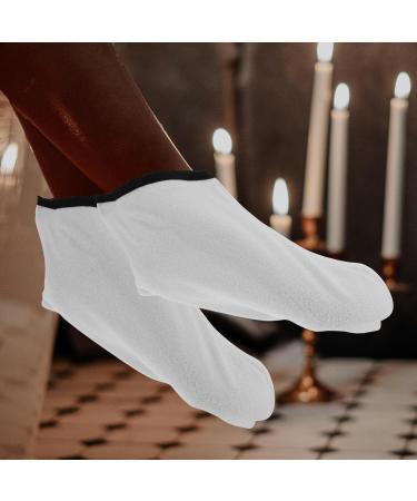 Sachets de Paraffine Pieds Bottines Cir es R utilisables en Coton Doux Beige et Noir Couverture Spa Hydratante pour Soins Professionnels et Usage Domestique Masque Chauffant - Buy Online on GoSupps.com
