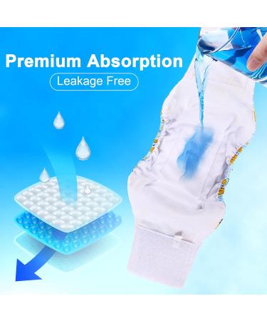 Czemo Washable Dog Diapers for Male Incontinence - Reusable Dog Pampers 3-Pack XS - Buy Online on GoSupps.com
