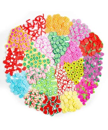 16000 Pcs 3D Fruit Nail Art & Slime Charms - Acejoz Polymer Slices for Slime, Lip Gloss Making, Resin & Nail Art Decor - Buy Online on GoSupps.com