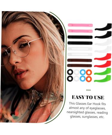 Osaladi Slipproof Glasses Holder Set | Silicone Ear Sleeves & Brake Brick for Secure Exchange - Ideal for International Shipping - Buy Online on GoSupps.com