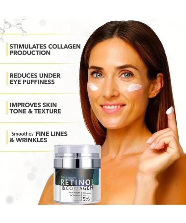 Face Wrinkle Moisturizing Firming Collagen Bottle Face Moisturizing And Hydrating 50ml MFs913 (Green One Size) 1 count (Pack of 1) Green - Buy Online on GoSupps.com