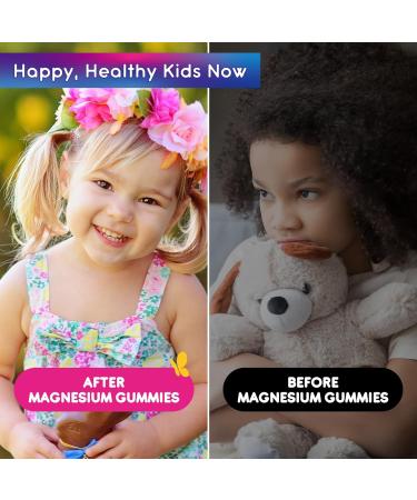 2 Pack Kids Magnesium Gummies Sugar Free Strawberry & Pineapple Flavor - Buy Online on GoSupps.com