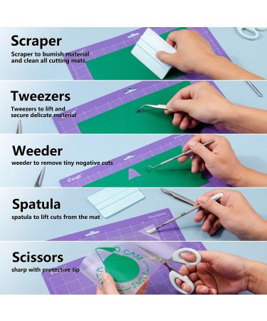 Ecraft Paper Cutter Trimmer with Vinyl Weeding Tool Set Weeder/Scraper/Spatula/Tweezers/Scissors Basic Tools Kit for Scrapbooking Lable Cardstock Coupon Letter DIY Art Crafting Cutting Splicing - Buy Online on GoSupps.com
