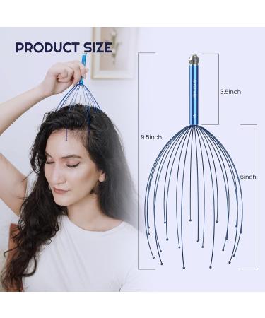 2-in-1 Head Massager & Acupuncture Device - 20-Finger Hand Massage for Deep Relaxation & Better Sleep | International Shipping Available - Buy Online on GoSupps.com