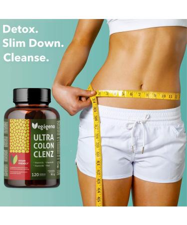 Colon Clenz: Natural Detox Supplement with Aloe Vera Cascara Sagrada & Senna for Constipation Relief - 120 Gluten-Free Capsules - Buy Online on GoSupps.com