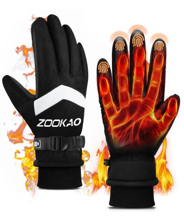 Zookao winter gloves men women bicycle gloves touchscreen gloves non-slip light skiing gloves Thermo shoes to run cycling skiing.
