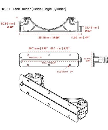 XS Scuba Tank Holder System - Dual Slot Tank Holder - Buy Online on GoSupps.com