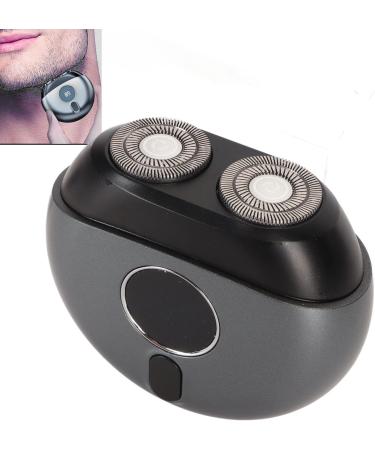 USB Rechargeable Electric Beard Trimmer - Portable Mini Travel Trimmer for Men (Grey) | Perfect for Facial & Chest Grooming - Buy Online on GoSupps.com