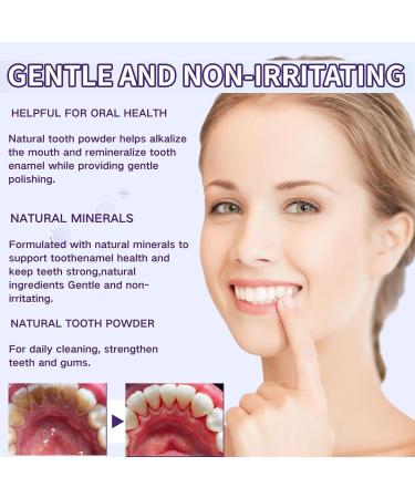 2Pcs Teeth Mineral Powder Mineral Tooth Powder Has A Significant Effect On Teeth and Gums No Sensitivity - Freshen Breath - Buy Online on GoSupps.com