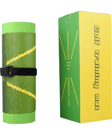 Portable Golf Training Mat for Swing Detection and Practice - Improve Your Swing Path and Hitting Posture with this Golf Aid Equipment - Indoor/Outdoor Use - Buy Online on GoSupps.com