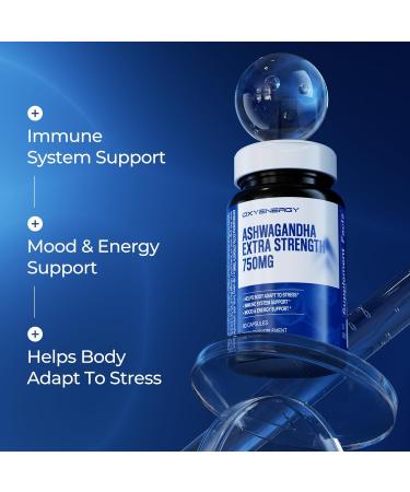 OxyEnergy Shilajit and Ashwagandha 60 Capsules - Buy Online on GoSupps.com