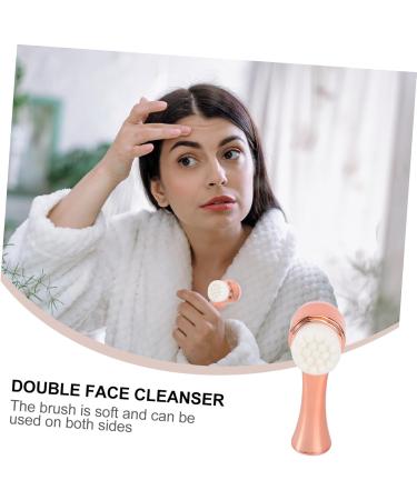 DOITOOL Silicone Face Brush Floral Scrunchies Skincare Tool Body Face Brush Cleanser Silicone Cleaning Brush Pore Cleaner Tool Manual Face Cleanser Brush Blackhead Facial Cleanser Pores 13x4.5cm Golden - Buy Online on GoSupps.com