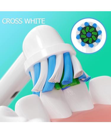 WENS Sensitive Plug-In Brushes for Oral-B Electric Toothbrushes - Compatible with PRO1000/2000 8 Pack (2 Sensitive 2 Precision 2 Flow 2 Cross) - Buy Online on GoSupps.com