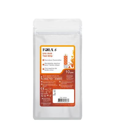 FORA Uric Acid Test Strips 10pcs Bag Uric Acid (Bag)