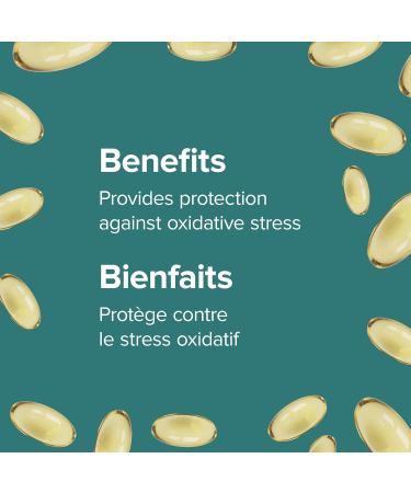 Webber Naturals Vitamin E 400 IU Softgel - 120 Softgels | Natural Source | 1 Bottle - Buy Online on GoSupps.com