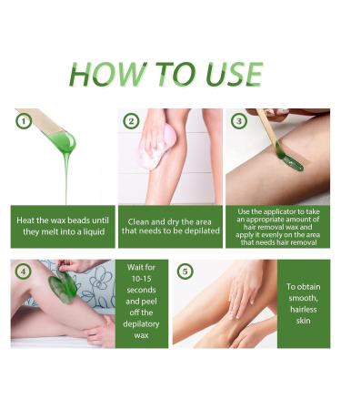 Wake Bears Aloe Vera Hard Wax Pearls - Painless Hair Removal Beads for Coarse Hair & Sensitive Skin All-Body Use - Natural Wax for Smooth Skin - Buy Online on GoSupps.com