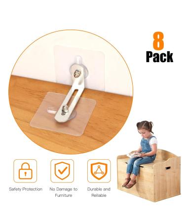Oototr 8 Sets of Infant & Toddler Fuse - Tilt Protection Furniture Wall Anchors | Baby & Pet Proofing Anti-Tip Holder | No Drill Furniture Anchors with Stickers - Buy Online on GoSupps.com