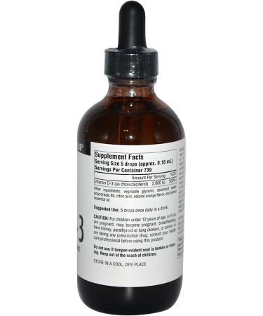 Source Naturals Vitamin D3 Liquid 4 fl oz - Boost Immunity & Bone Health - Buy Online on GoSupps.com