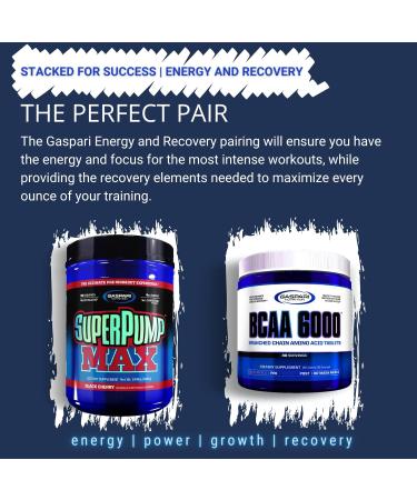 Gaspari Nutrition AminoMax 6000 Advanced Amino Acids for Muscle Recovery Growth and Endurance - Creatine Leucine Taurine and BCAAs (325 Tablets) - Buy Online on GoSupps.com