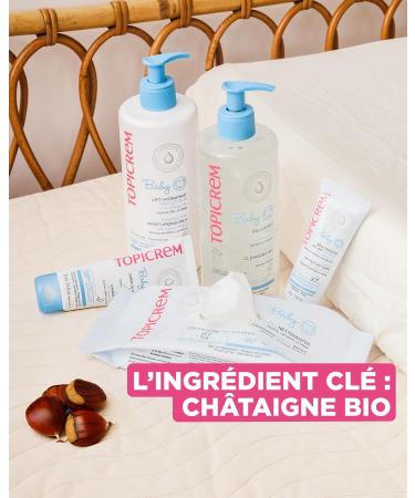 Topicrem - Baby Lait Hydratant Protecteur pour B b Visage & Corps - Hydrate 48h Nourrit Prot ge la Peau - Texture Onctueuse Parfum D licat Peaux Sensibles - Fabrication Fran aise - 500 ml 500 ml (Lot de 1) - Buy Online on GoSupps.com