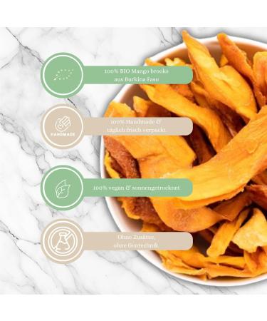  1001 Frucht 1001 Fruitt - Organic Dried Mango - 1 kg - Organic sun-dried mango Brooks from Burkina Faso - Buy Online on GoSupps.com