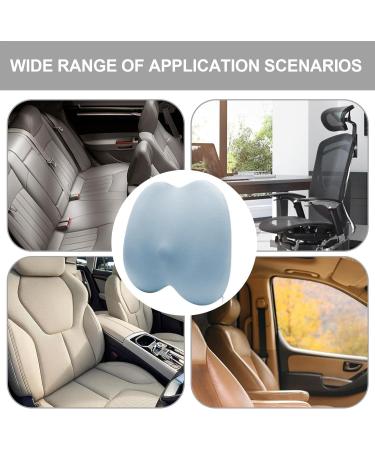 Back Rest for Car - Breathable Car Lumbar Support for Driving Seat - Soft Sponge Auto Seat Back Support for Driving Seat Summer Ergonomic Design Blue - Buy Online on GoSupps.com