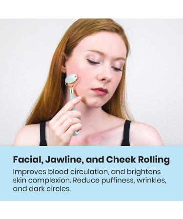 Buy Lindo Opal Roller - Premium Anti-Aging Facial Roller for Face Neck & Eye Treatment | International Shipping Available - Buy Online on GoSupps.com