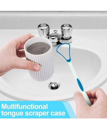 Tongue Scraper Holder - Portable Case for Hygienic Oral Care at Home & On-the-Go - Buy Online on GoSupps.com