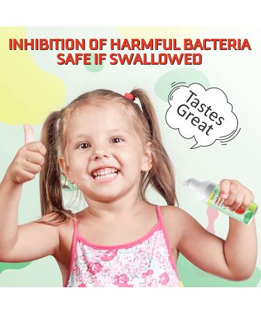 Kids Foaming Toothpaste with Low Fluoride | U-Shaped Toothbrush | Strawberry Watermelon Flavor - Buy Online on GoSupps.com