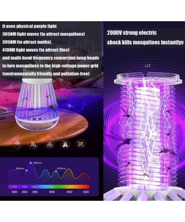 2PCS Mosquito Zapper 2024 Upgraded Mosquito Zapper USB Charing and Low Noise 2.0 Suitable for Indoor Home Garden Camping Picnic - Buy Online on GoSupps.com