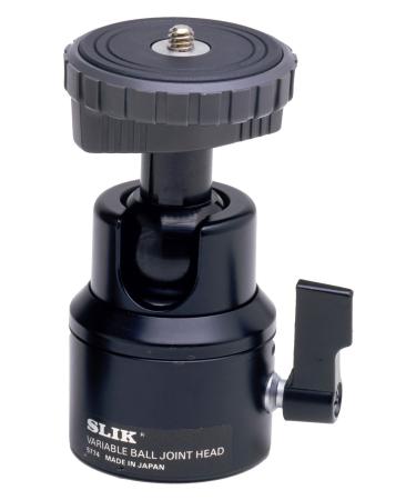 SLIK Standard Ballhead II - Supports 11.00 lb (4.99 kg), Black (618-709)