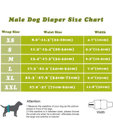 Avont Male Reusable Dog Diapers - Eco-Friendly Belly Band for Incontinence - Washable XS (22-29cm) - Black/Brown/Gray - Buy Online on GoSupps.com
