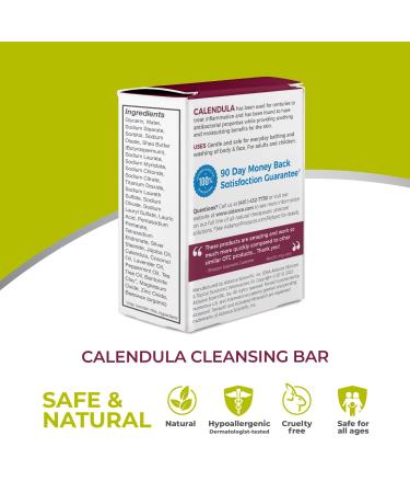 Terrasil Calendula Soap Bar - Soothing Relief for Itchy & Irritated Skin Hypoallergenic & Dermatologist Tested Natural Soap for Adults & Kids 75g - Buy Online on GoSupps.com